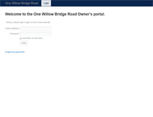 Tablet Screenshot of portal.onewillowbridgeroad.com